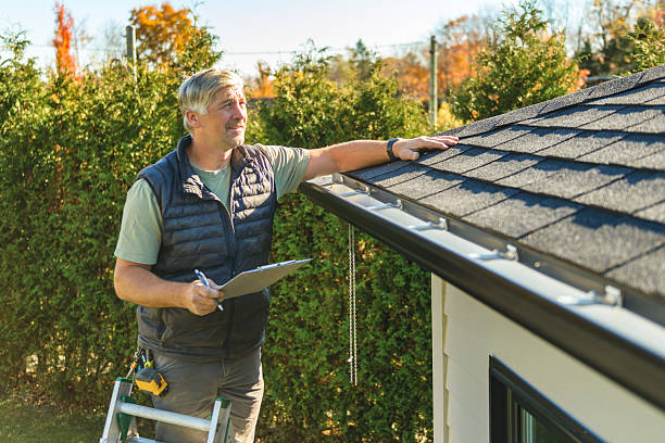 Professional Roofing technician working in Lenhartsville, PA
